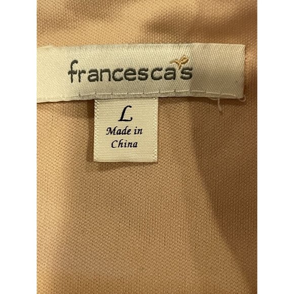 FRANCESCA'S Womens Giselle Strapless Lace Mini Dress Floral White & Cream Large - Picture 8 of 10